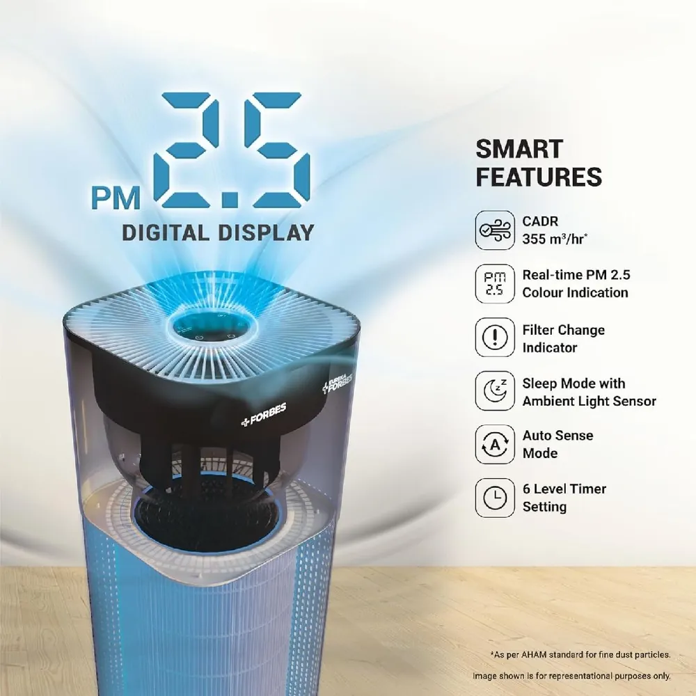 Eureka Forbes Air Purifier 355 with Surround 360° Air Intake photo 6