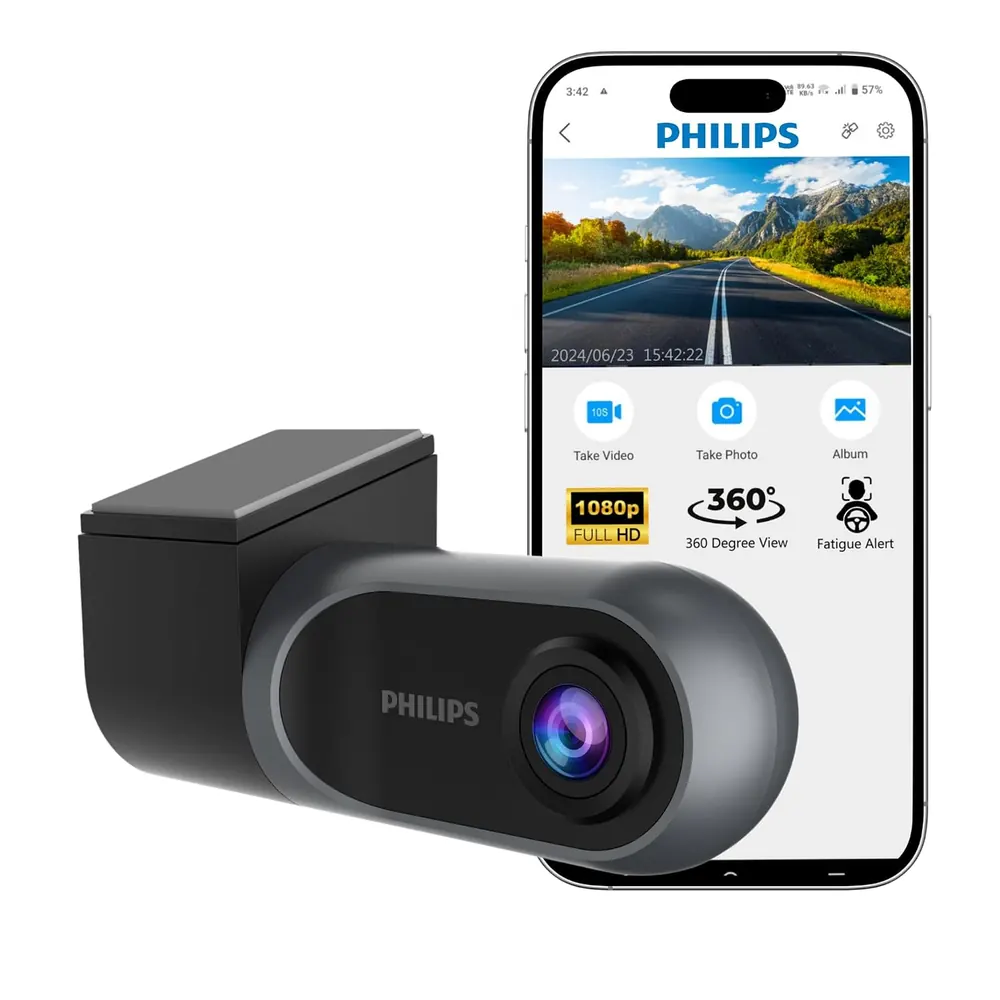 Philips GoSure GS3001 Dash Cam, Full HD