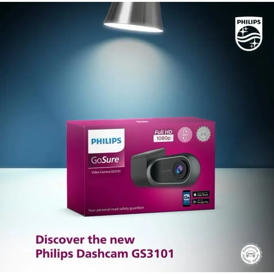 Philips GoSure GS3101 Dash Cam, Full HD photo 5