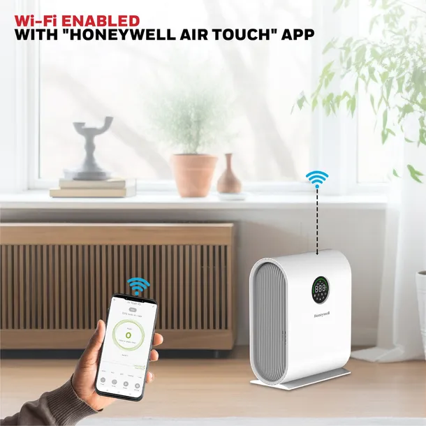 Control it from anywhere with the Honeywell Air Touch app